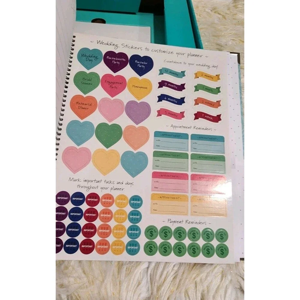 Wedding Planner Journal With Stickers